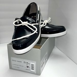 Cole Haan Navy Boat Shoes